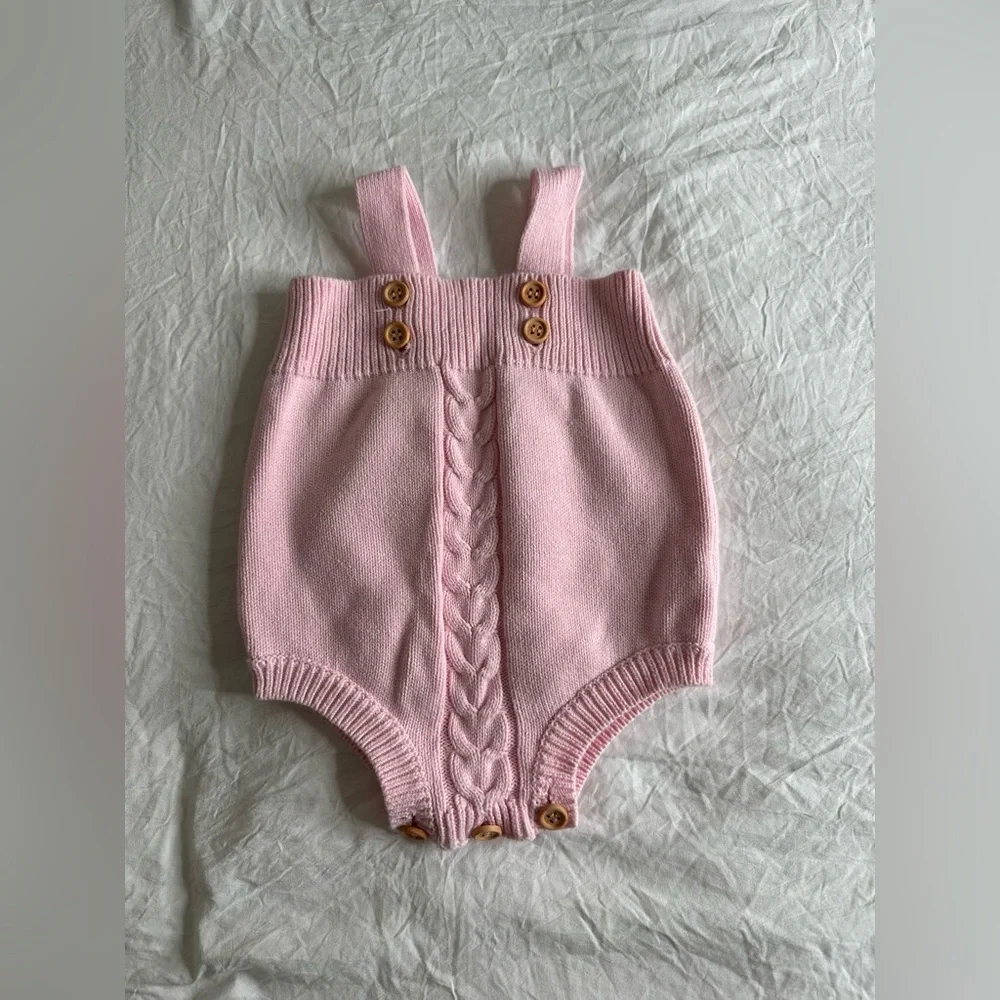 Baby Pink onesie size 3-6 months